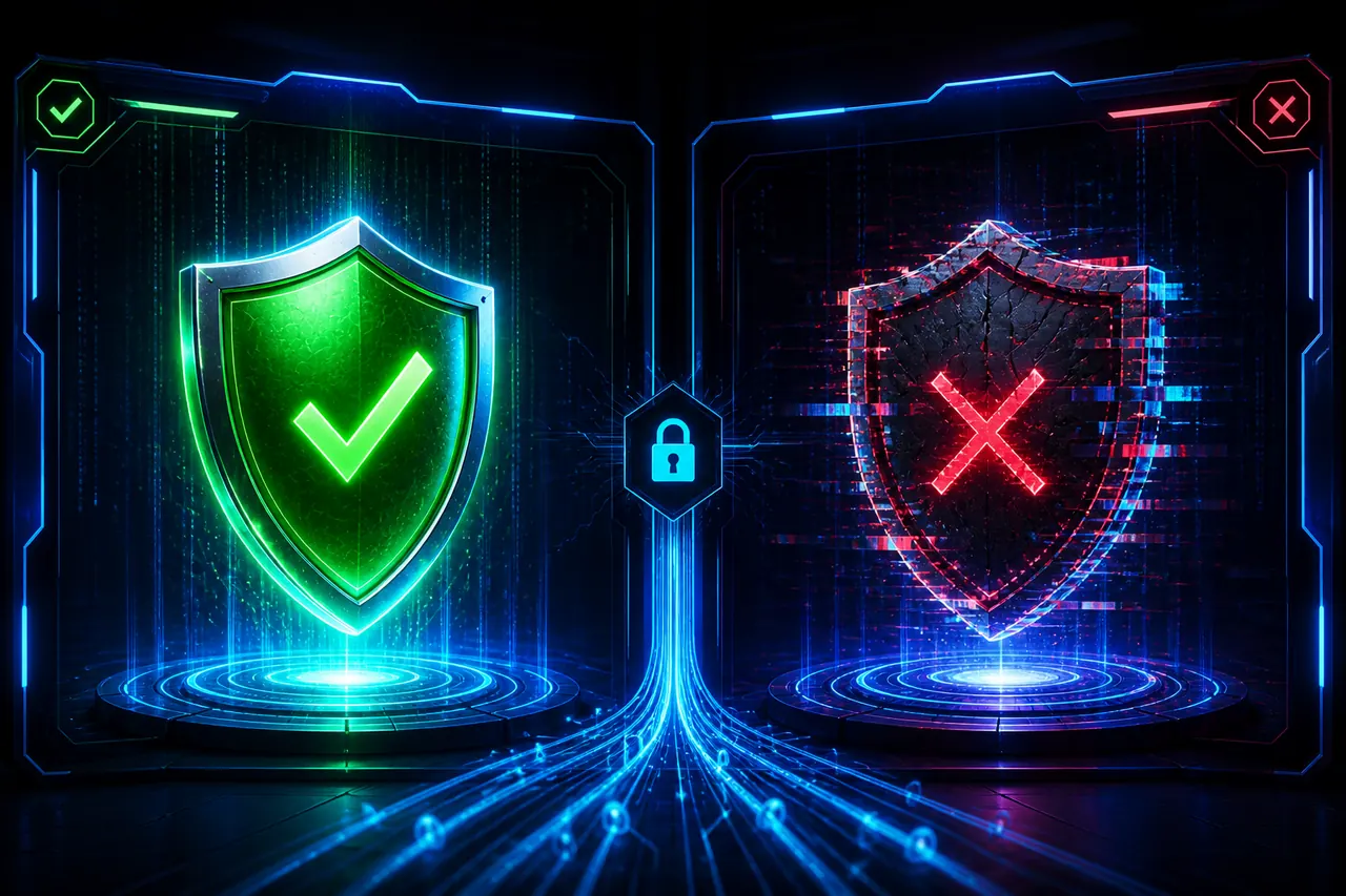 Original Colour Trading App illustration with neon blue background, green card tile, and gold coin accents